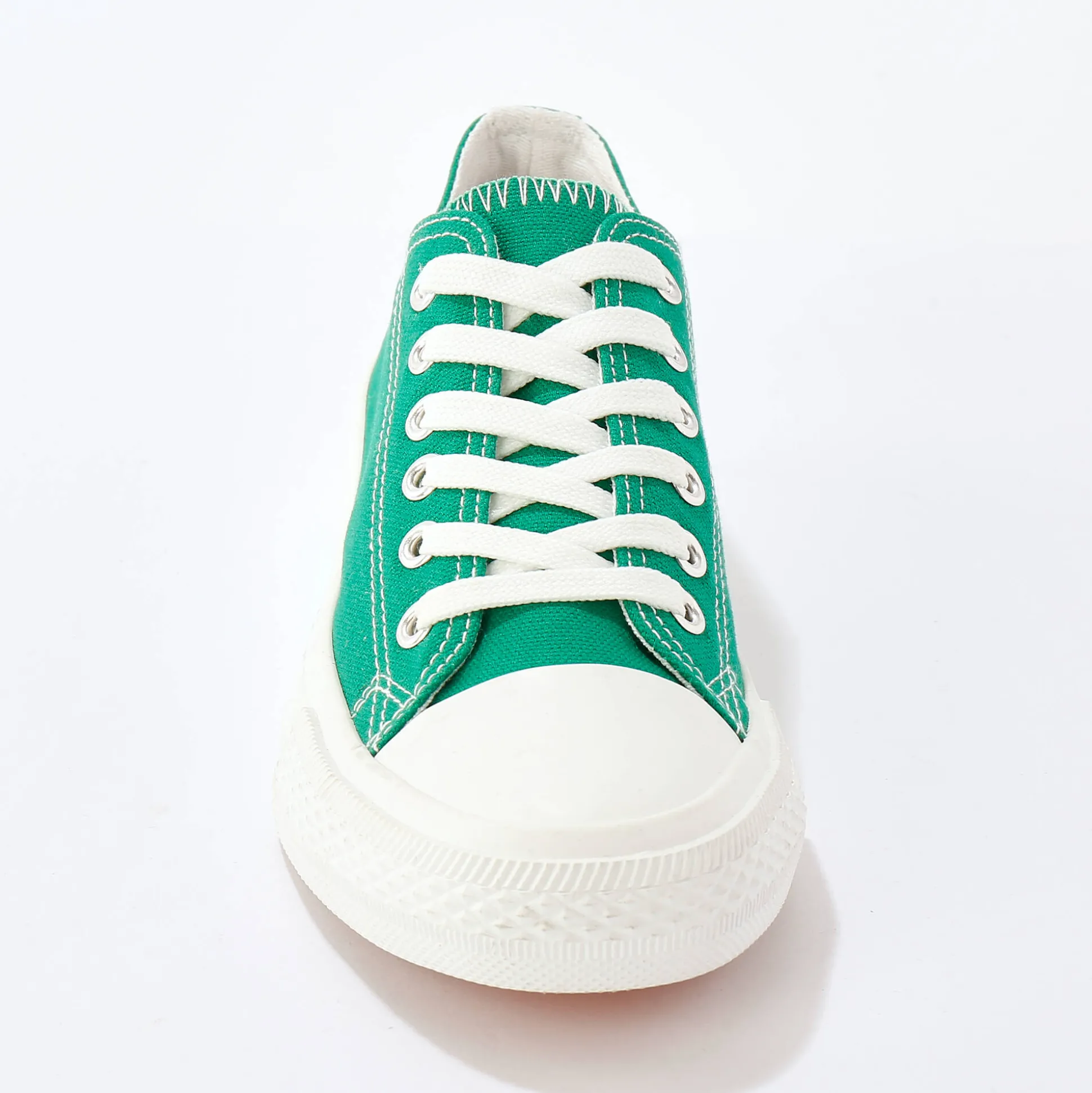 Sneakers in canvas, met veters