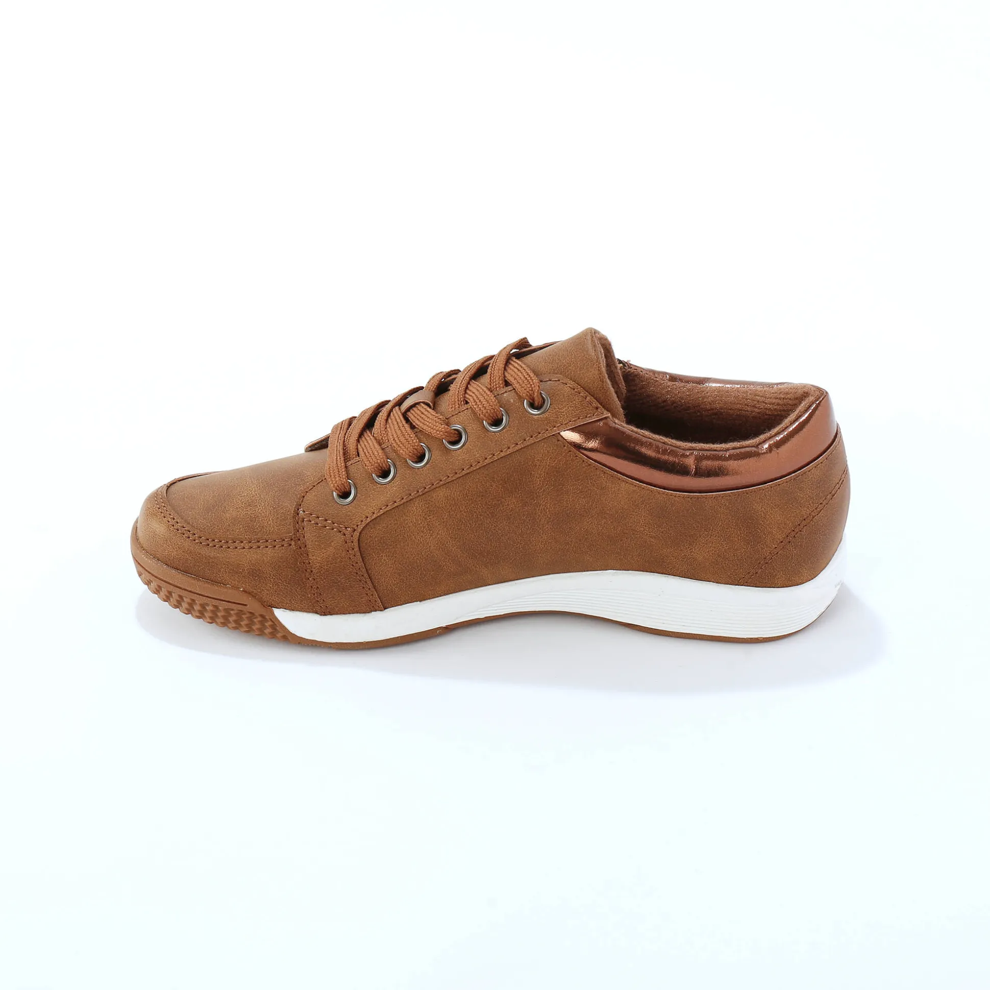 Sneakers met lage schacht en veters