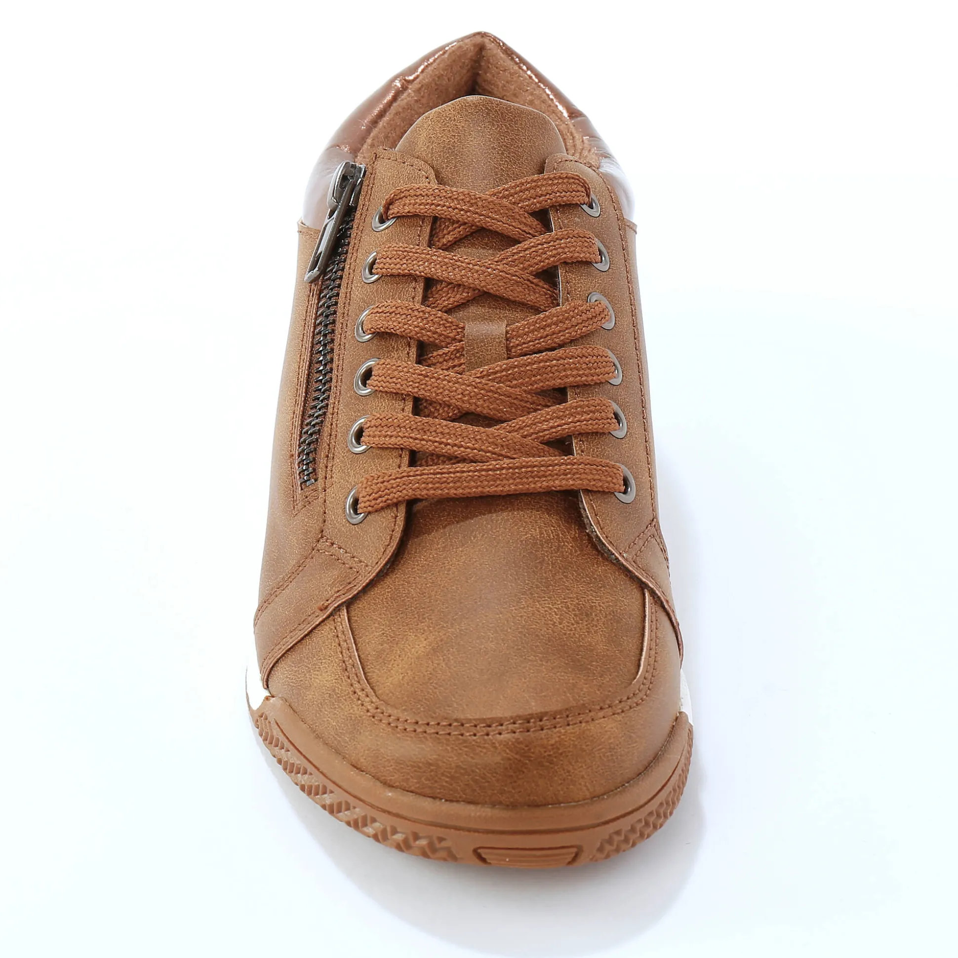 Sneakers met lage schacht en veters