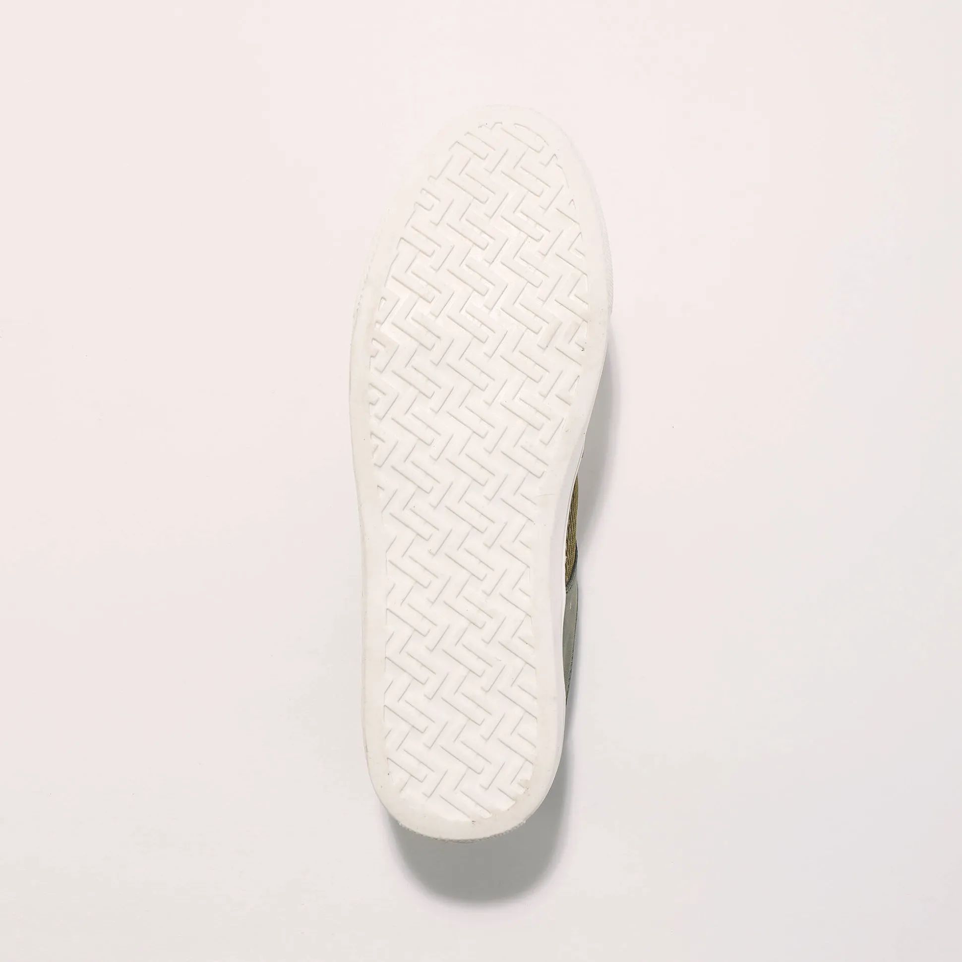 Sneakers met platformzool en goudkleurige mesh pasjes - kaki