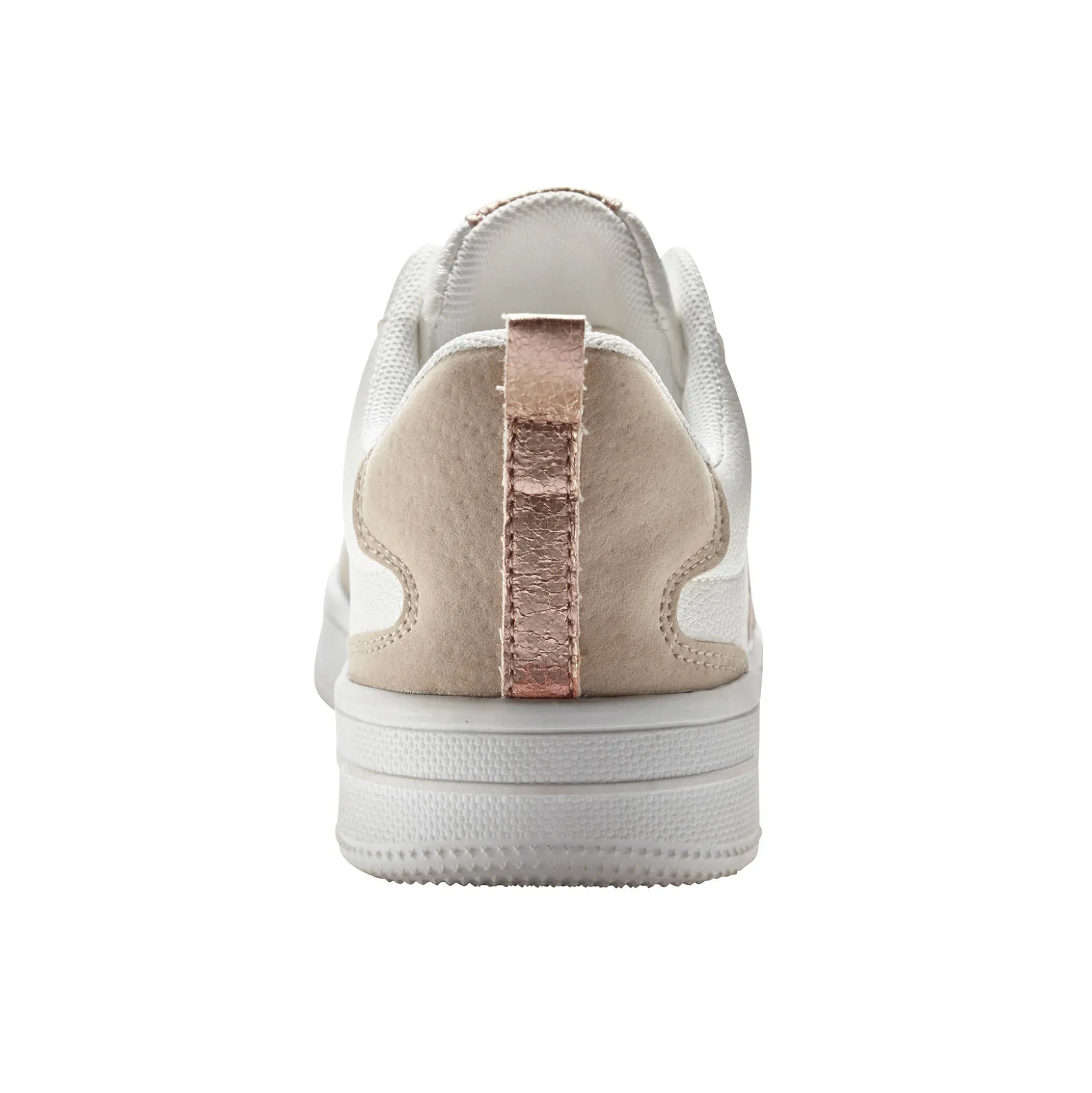 Sneakers met platformzool en veters