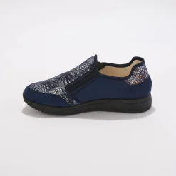Sneakers met rist, speciaal voor gevoelige voeten, in rekbaar materiaal