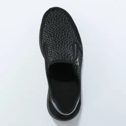 Sneakers met rits voor gevoelige voeten in rekbare stof