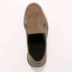 Sneakers met rits voor gevoelige voeten in rekbare stof