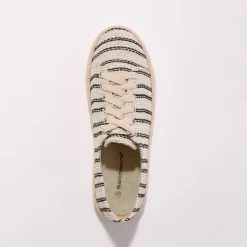 Sneakers met sleehak en koordzool