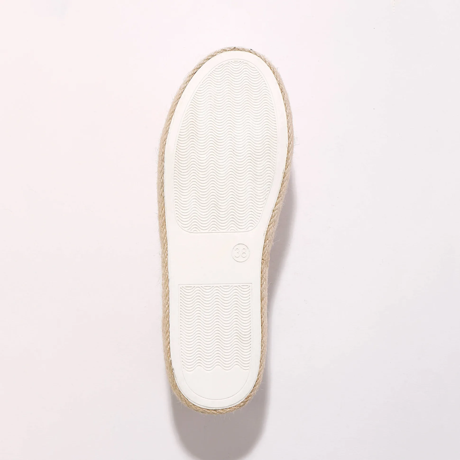 Sneakers met sleehak en koordzool