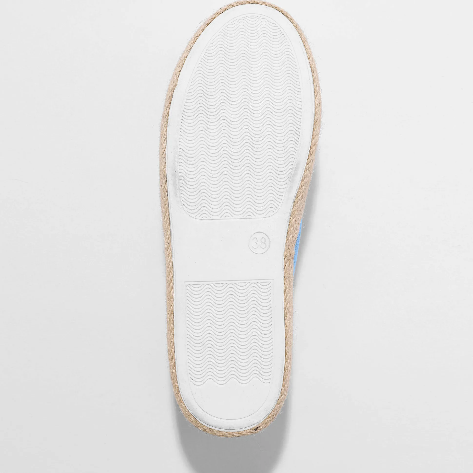 Sneakers met sleehak en koordzool