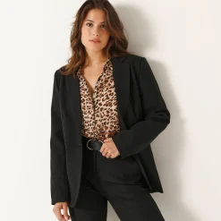 Soepel blazerjasje, lange mouwen