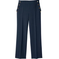 Soepele broek met knooppandeffect