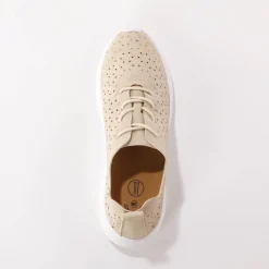 Soepele sneakers met ajour