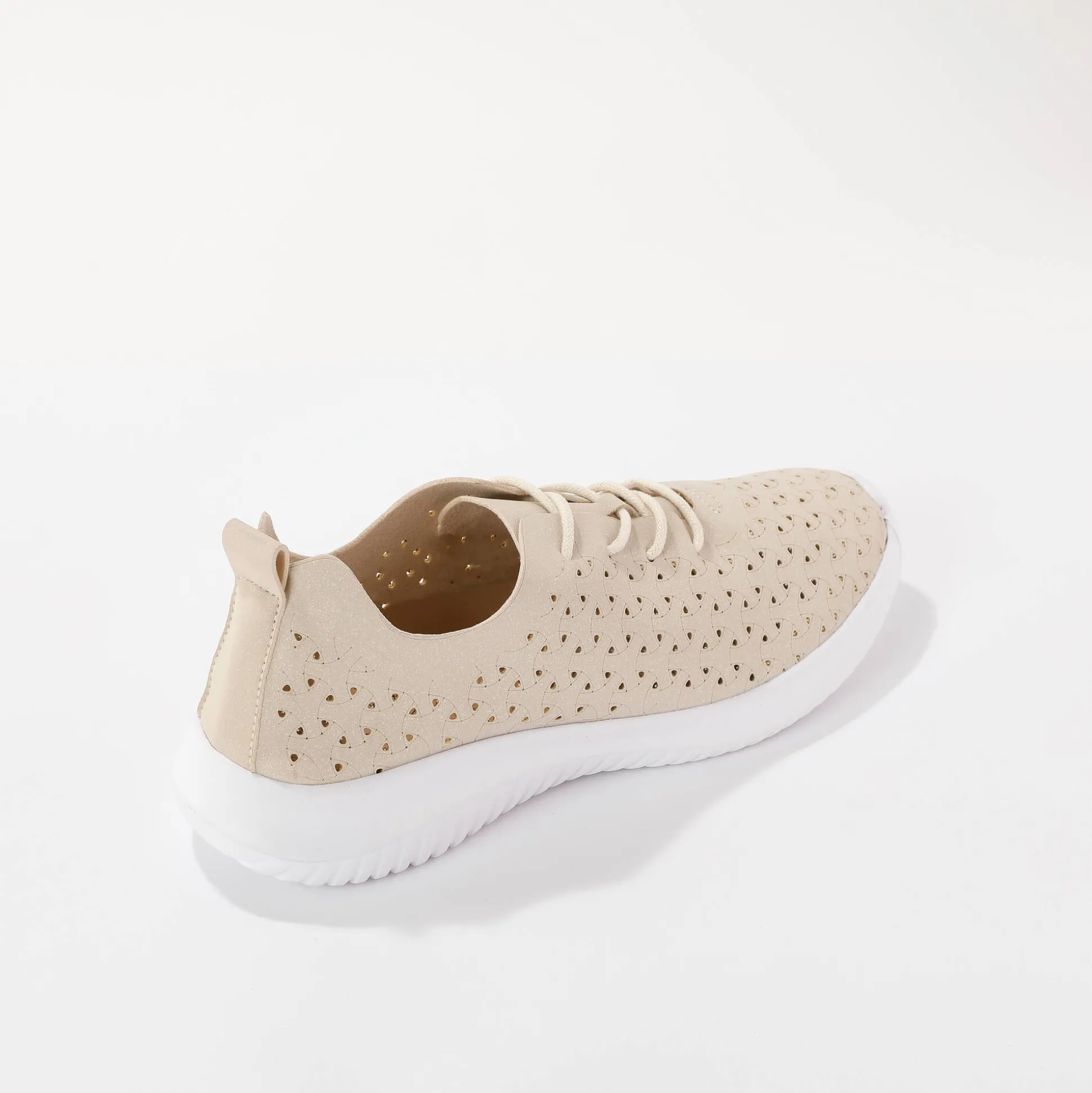Soepele sneakers met ajour
