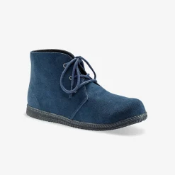 Splitleren bottines met veters