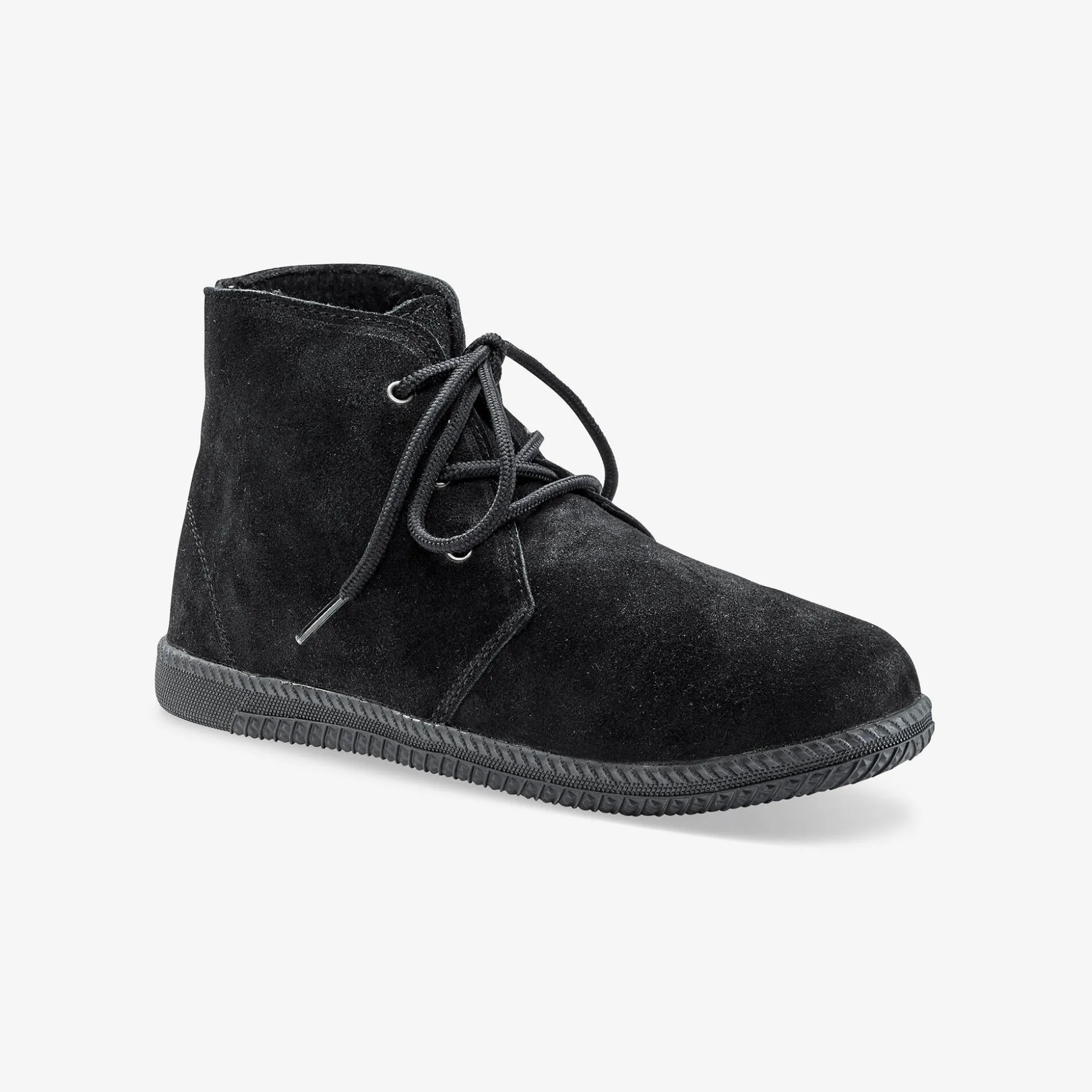 Splitleren bottines met veters