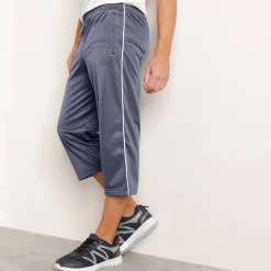 Sportbroek in 7/8-model, microvezel met geruwde binnenkant