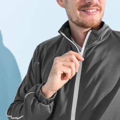 Sportjasje in microvezel met rits