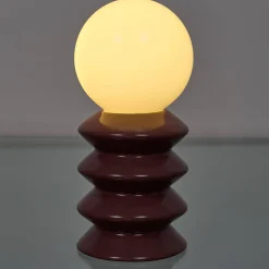 Staande ledlamp op batterijen, in keramiek