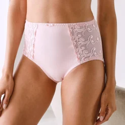 Step-in broekje in microvezel en geborduurde tule Sienne - set van 2
