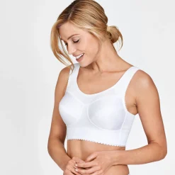 Steungevende beha met soepele cups Cotton Simplex - zonder beugels