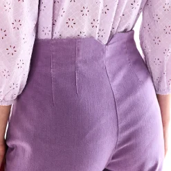 Steungevende 7/8-broek, hoge taille