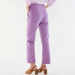 Steungevende 7/8-broek, hoge taille