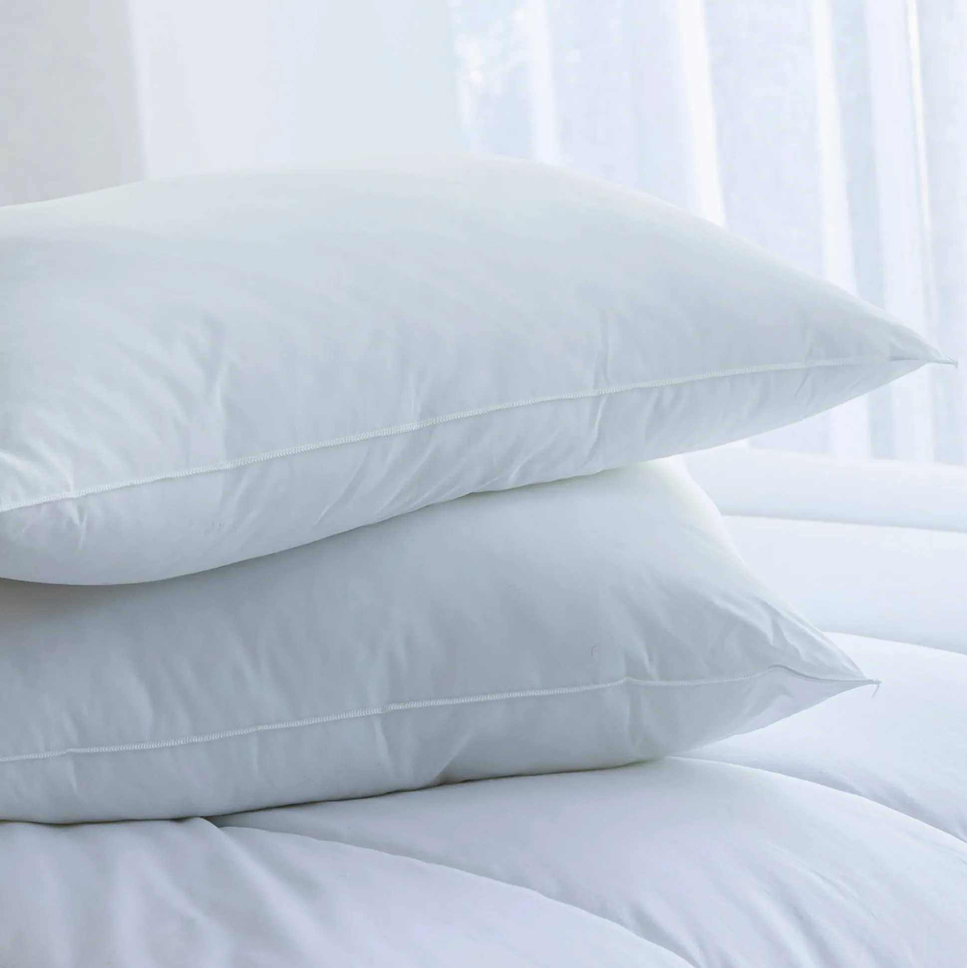 Stevig hoofdkussen met hotelkwaliteit
