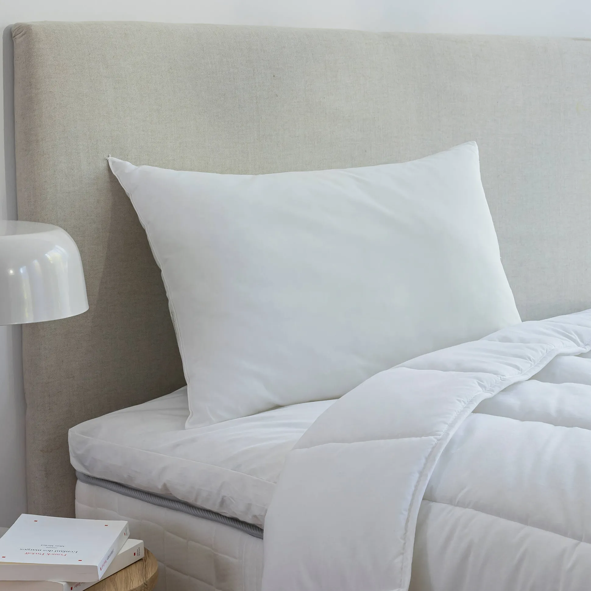 Stevig hoofdkussen met hotelkwaliteit