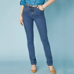 Stretchjeans in recht model - kleine lengte