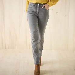 Stretchjeans in recht model - kleine lengte