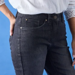 Stretchjeans met recht model