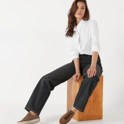 Stretchjeans met ruim model, kleine lengte