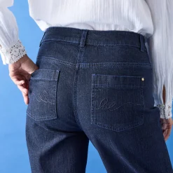 Stretchjeans met ruim model, kleine lengte