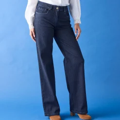 Stretchjeans met ruim model, kleine lengte