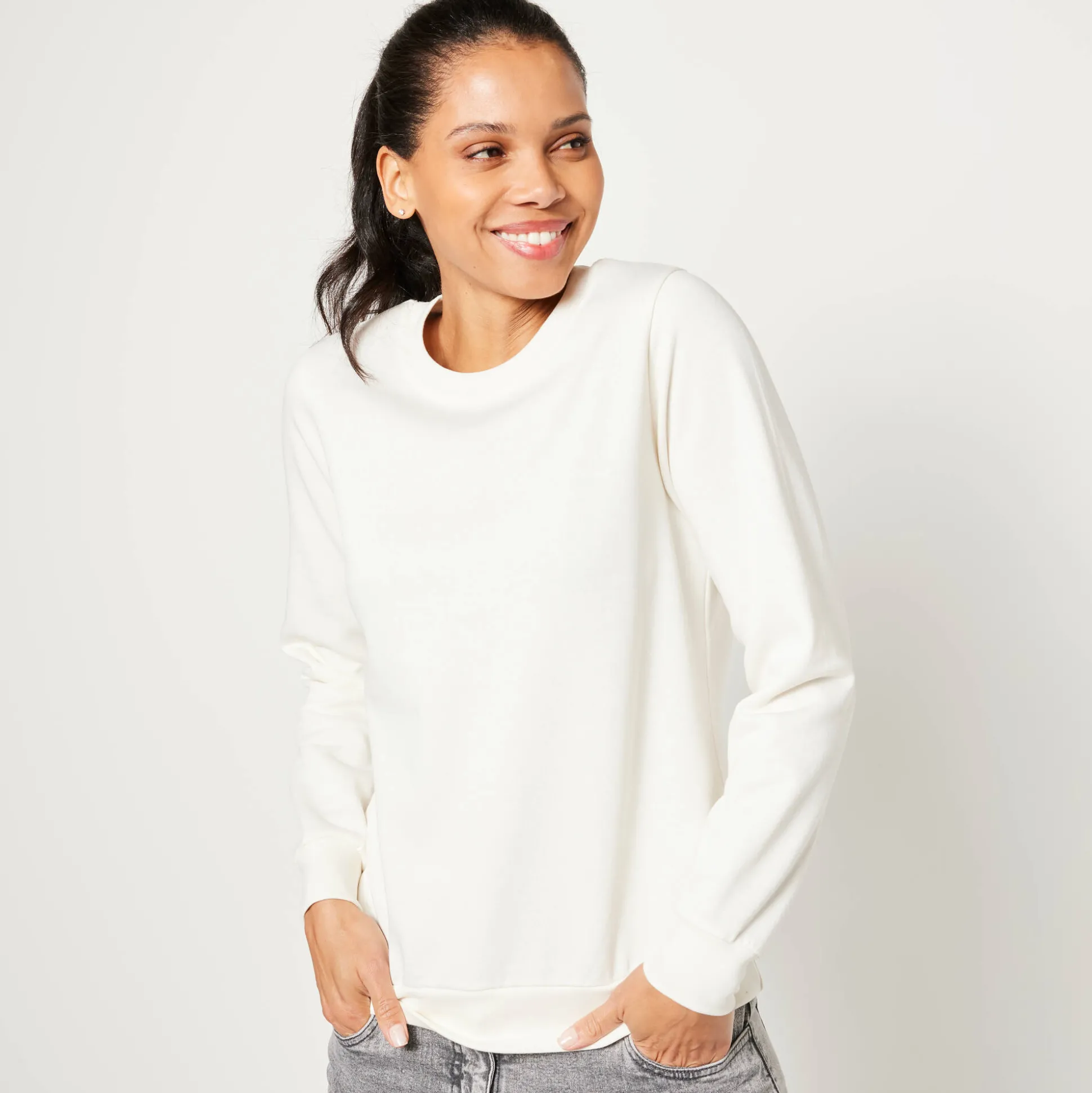 Sweater in molton