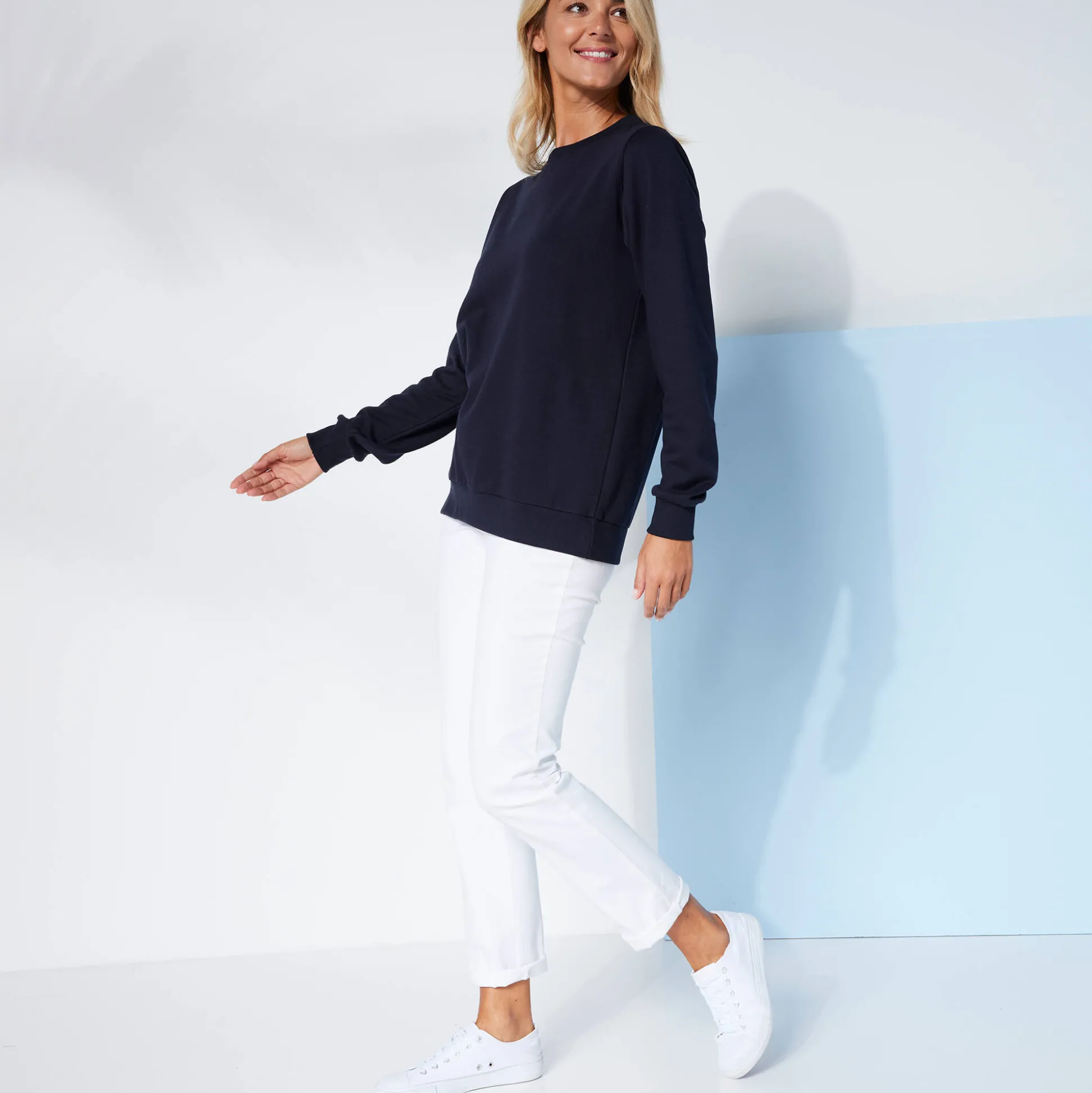 Sweater in molton