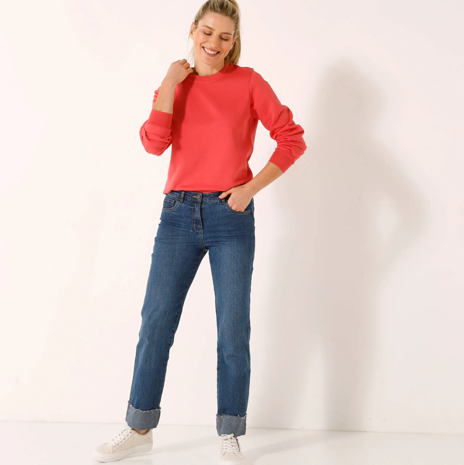 Sweater in molton