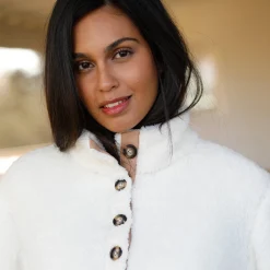 Sweater in pluchetricot