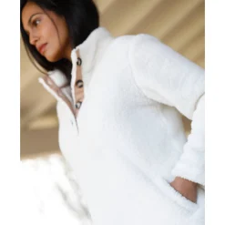 Sweater in pluchetricot