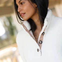 Sweater in pluchetricot