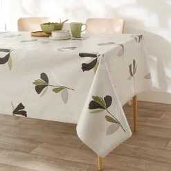 Tafellaken in toile cirée, bloemenprint