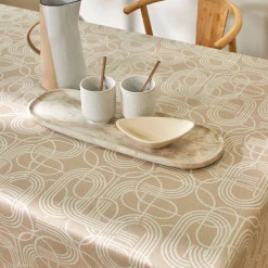 Tafellaken in toile cirée, grafische print