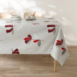 Tafellaken in toile cirée, bloemenprint