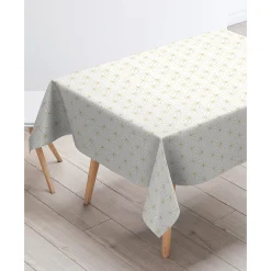 Tafellaken met metallic geometrische motieven