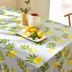 Tafelzeil met citroenenprint