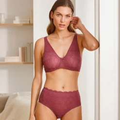 Tailleslip in kant en microvezel Orellana - set van 2