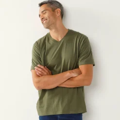 Tee-shirt col V manches courtes