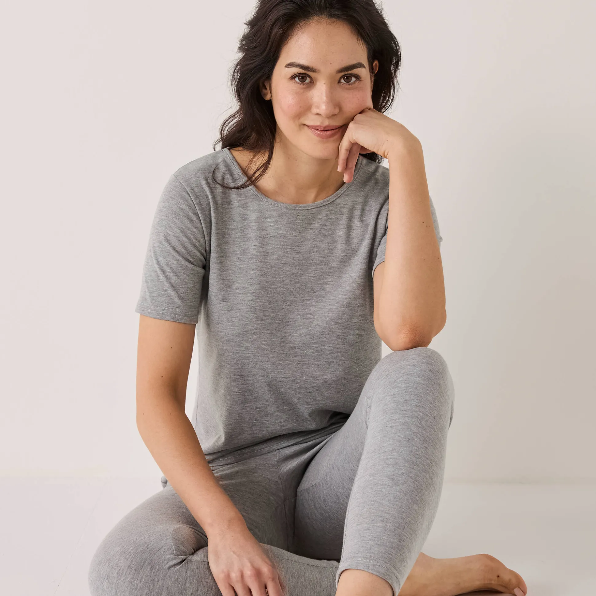 Thermisch T-shirt met ronde hals - korte mouwen