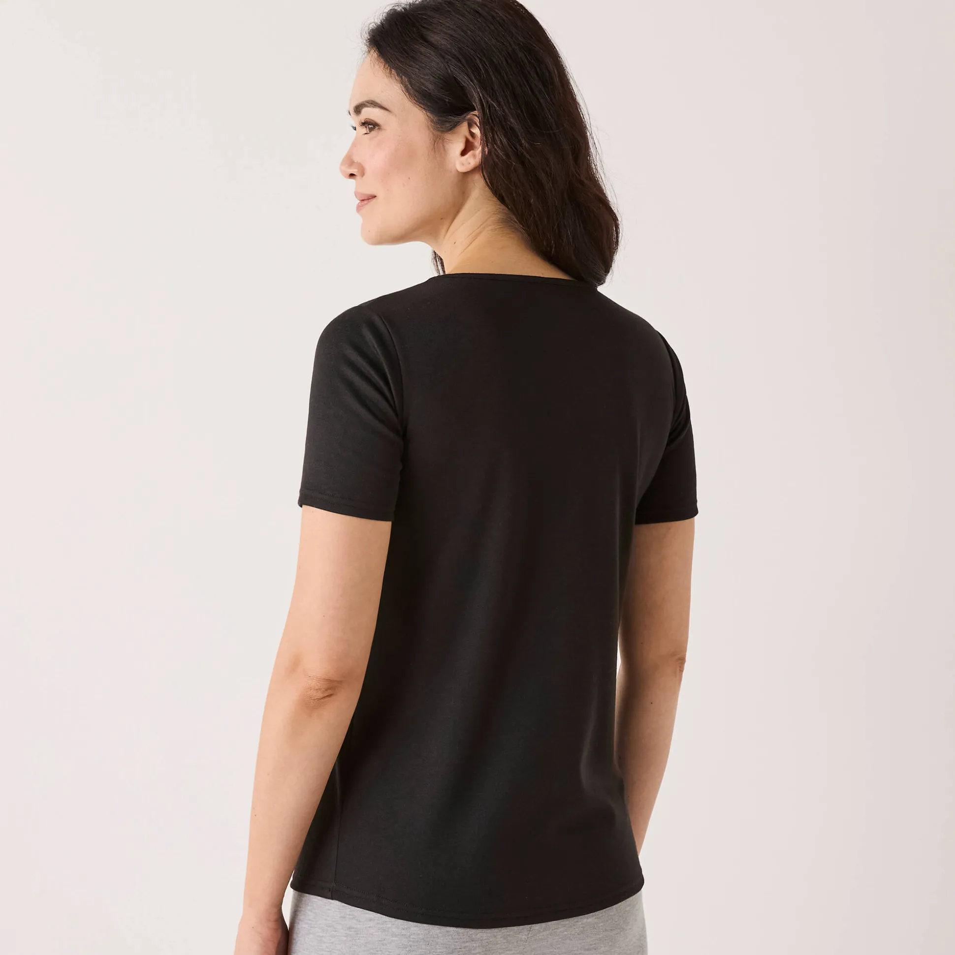 Thermisch T-shirt met ronde hals - korte mouwen