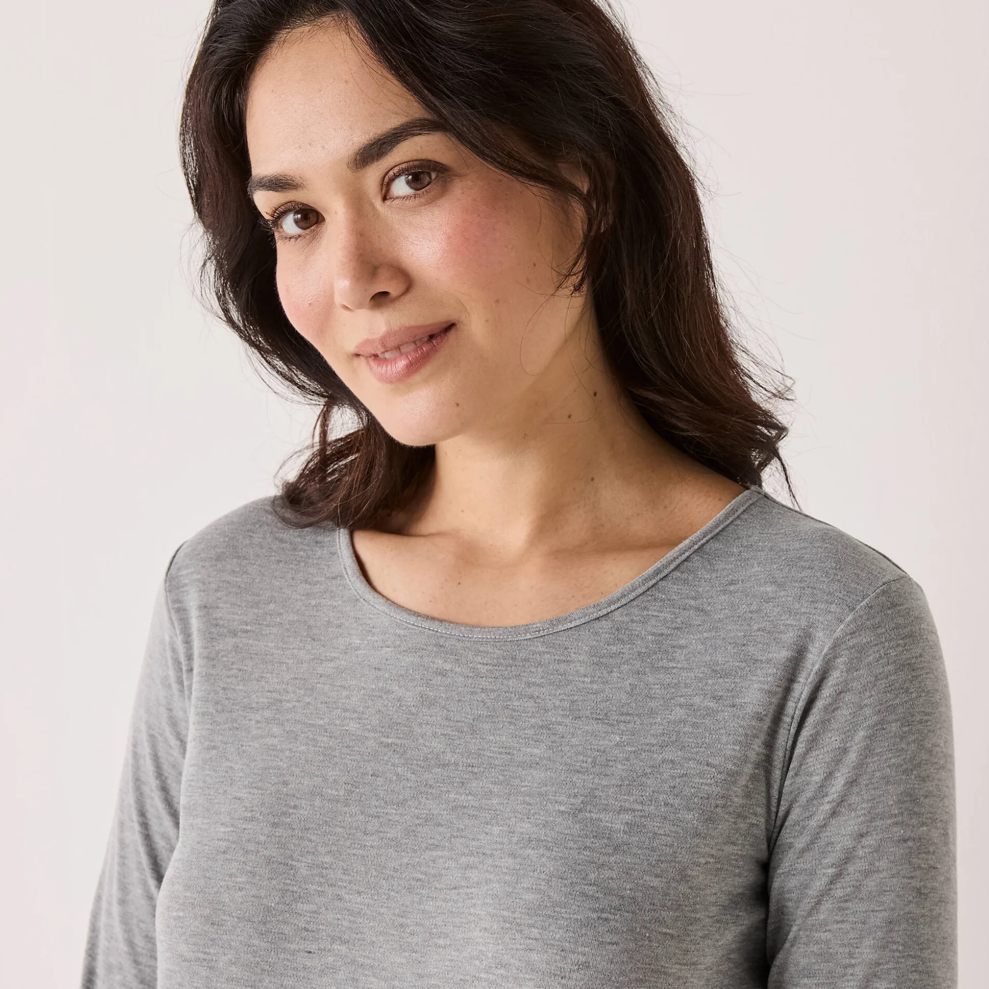 Thermisch T-shirt met ronde hals - lange mouwen