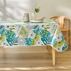 Toile cirée met Tropical print