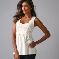 Topje met macramé